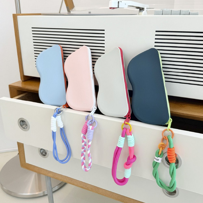 두즐스 스트랩 키링 실리콘 안경 선글라스 수경 파우치