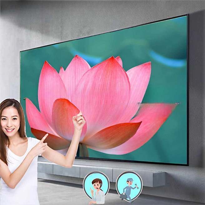 120인치 TV 초대형 교회 방폭 티비 UHD 교회 대형 모니터, 1개, 100 USB 재생+원격 게시