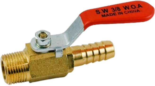 황동 호스 볼콕크 수도배관 볼코크, 1개