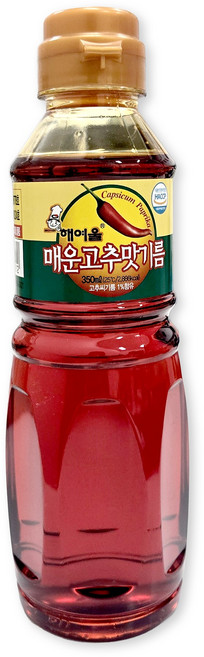 [해여울] 매운고추맛기름(Capsicum Paprika), 350ml, 1개