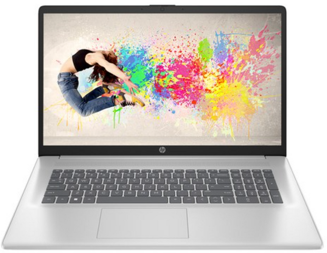 HP 2024 노트북 17 코어3 인텔 14세대, Natural Silver, 256GB, 8GB, Free DOS, 17-cn4013TU