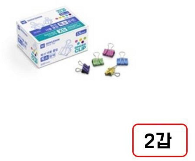 화신 더블클립 특소(15mm/100PCS/N3033230), 2개, 100개