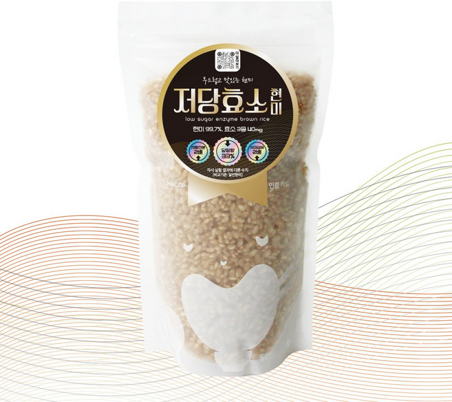 바비조아 저당효소현미, 1개, 500g