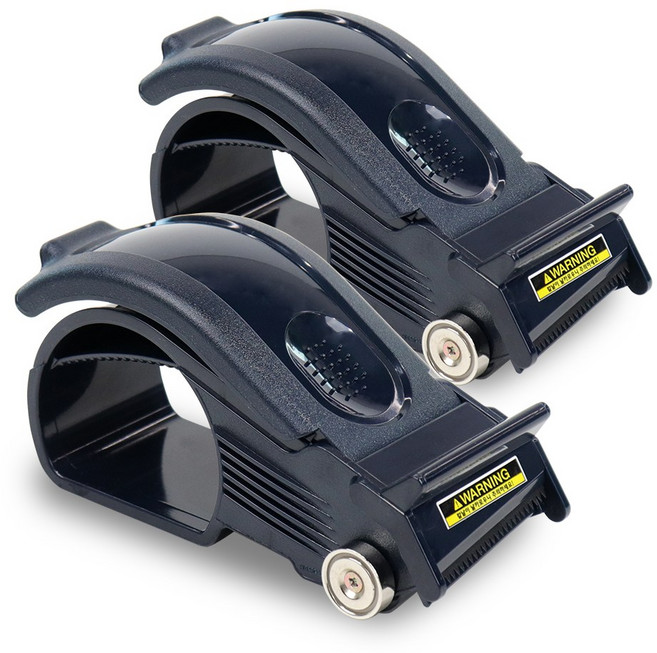 TENDO 텐도 자석 박스 테이프 커터기 SJ-50M 네이비 초강력 네오디뮴 자석 부착, 2개