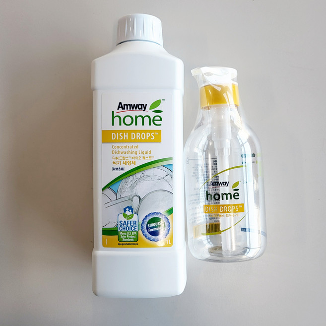 암웨이 식기세정제 1L & 전용용기, 1세트