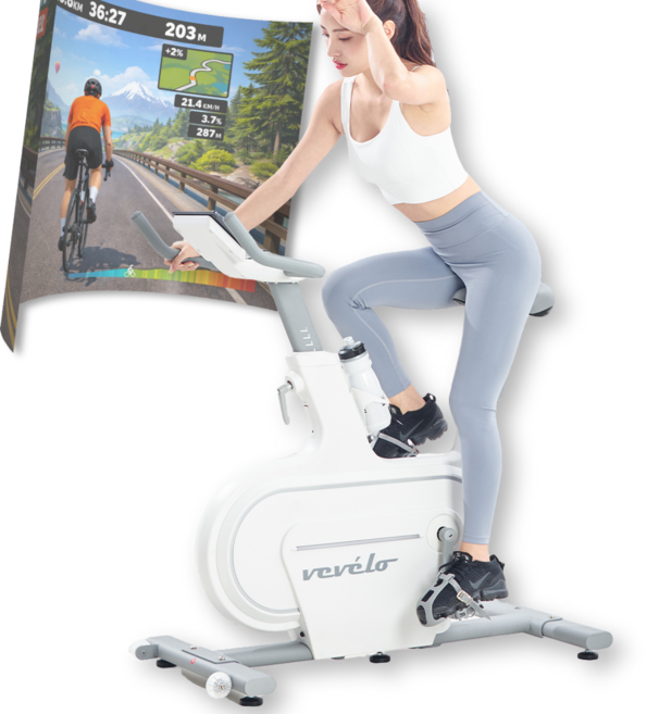 베벨로 스마트 프리휠 실내자전거 즈위프트 게임 카디신 설계 마그네틱 HL-108A, HL-108A(직접조립)