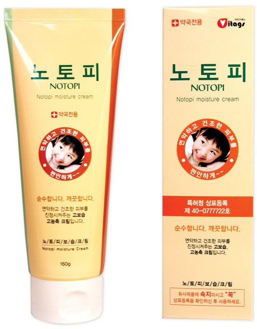 노토피 보습 크림, 160g, 1개
