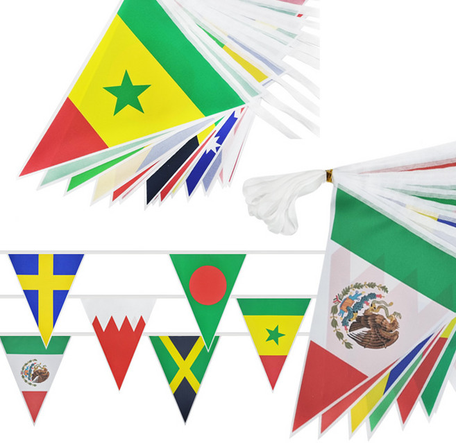 삼각 천 만국기, 국가구성1, 1개, 현수막원단