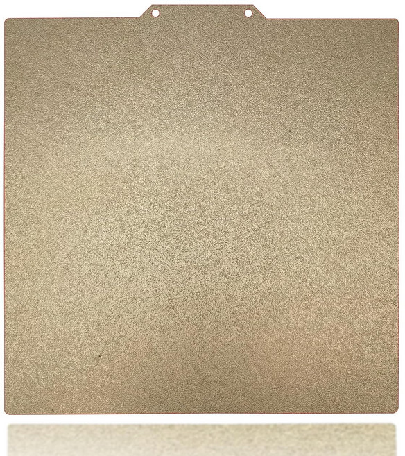 Henasier 184x184mm A1 미니 3D 프린터용 블랙 빌드 플레이트 양면 텍스처 PEI+매끄러운 PEI 유연한 스프링 스틸 플랫폼 가열 인쇄 침대 Bambu Lab, Golden Textured PEI, 120x120mm