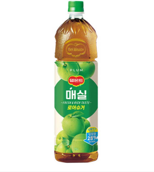 롯데칠성음료 델몬트 매실음료, 1.5L, 6개