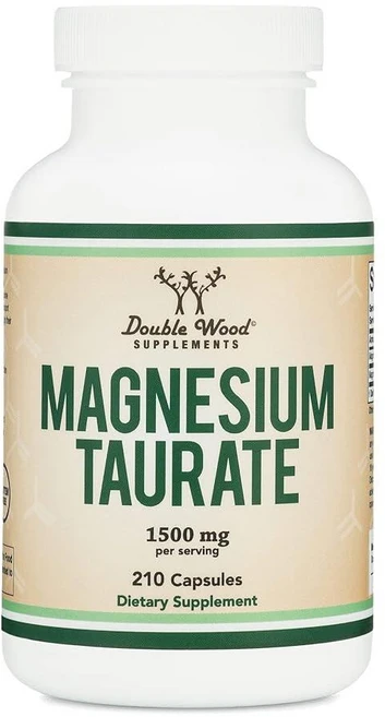 더블우드 Supplements 마그네슘 타우레이트 1500mg 캡슐 210정, 더블우드 Supplements 마그네슘 타우레이트 15 - 쿠팡