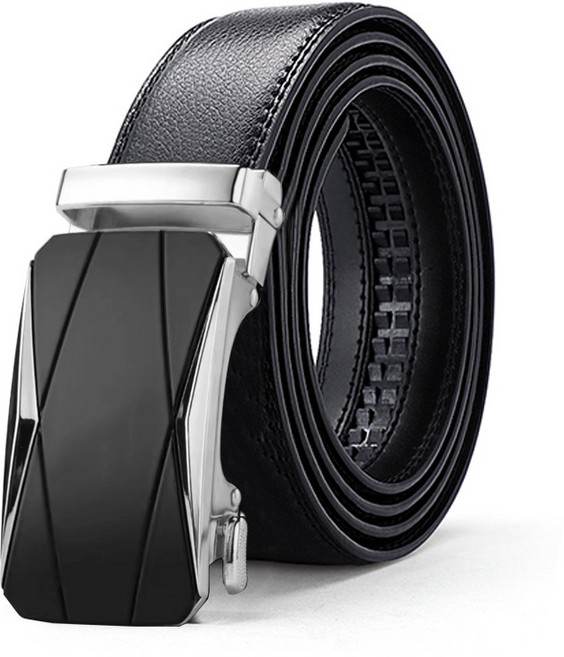 인어미남 남성 데일리 자동조절 가죽 정장벨트 캐주얼 자동 허리띠