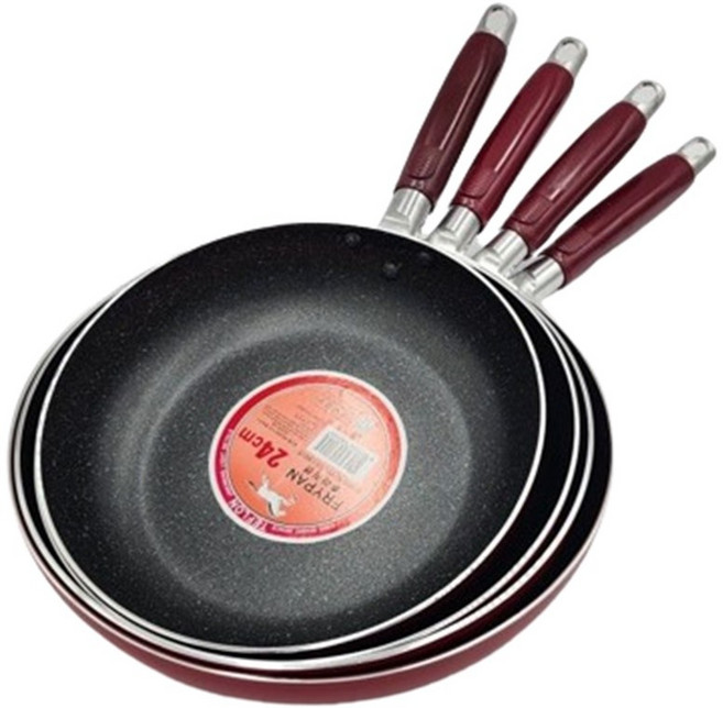 [셰프앤쿡] 진광 국산 가벼운 코팅 프라이팬 식당용 후라이팬, 32cm, 1개, 32cm