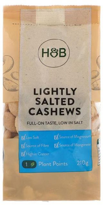 Holland and Barrett 홀랜드 앤 바렛 라이틀리 솔트 캐슈, 4개, 210g