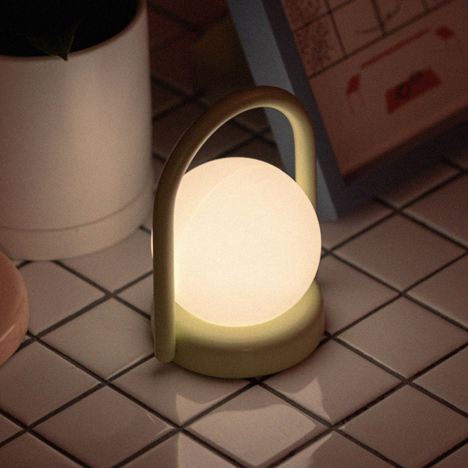 3-Type 리에크 모찌램프 실리콘 수면 수유 무드등 선물, GREEN(포레스트밀크)