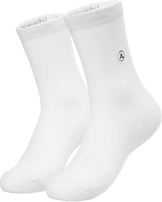 아치랩 족저근막염 푹신한 매트리스 쿠션 기능성 스포츠 크루 양말 삭스, S(220~245mm), 1개, 화이트