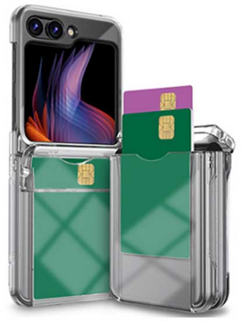 디씨케이스 힌지보호 투카드 수납 휴대폰 케이스