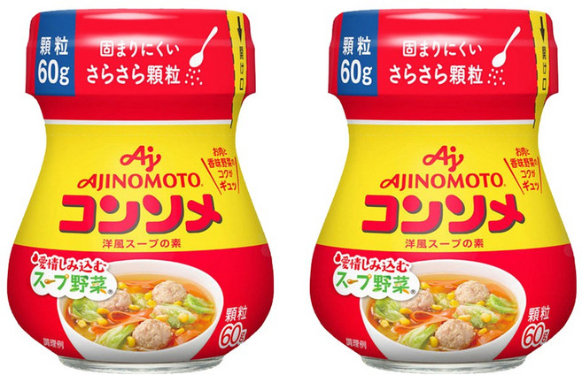 아지노모토 조미료 콘소메 과립 병타입 60g x 2개