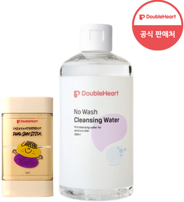 데일리&워터프루프 듀얼 선스틱 22g 1개 + 클렌징 워터 300ml 1개