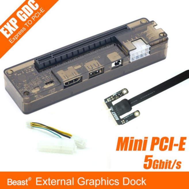 NGFF EXP GDC 외장 노트북 그래픽 카드 도크 비디오 도킹 스테이션 미니 PCI-E, 1개