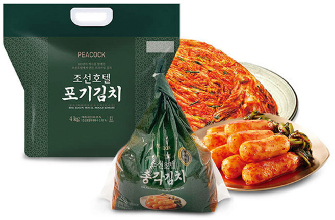 피코크 조선호텔 포기김치 4kg+총각김치1.5kg 세트, 없음, 1세트, 5.5kg
