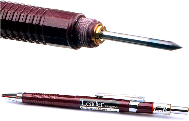 국산 철필 샤프 타입 150mm 타일칼 스틸펜 초경날 타이루칼 타일커터 타일컷터 타일캇타 유리 철판 등사 금긋기 선긋기 기아기바늘 펀칭 마킹 펀치 센터펀치 타일 철 금속재, 1개