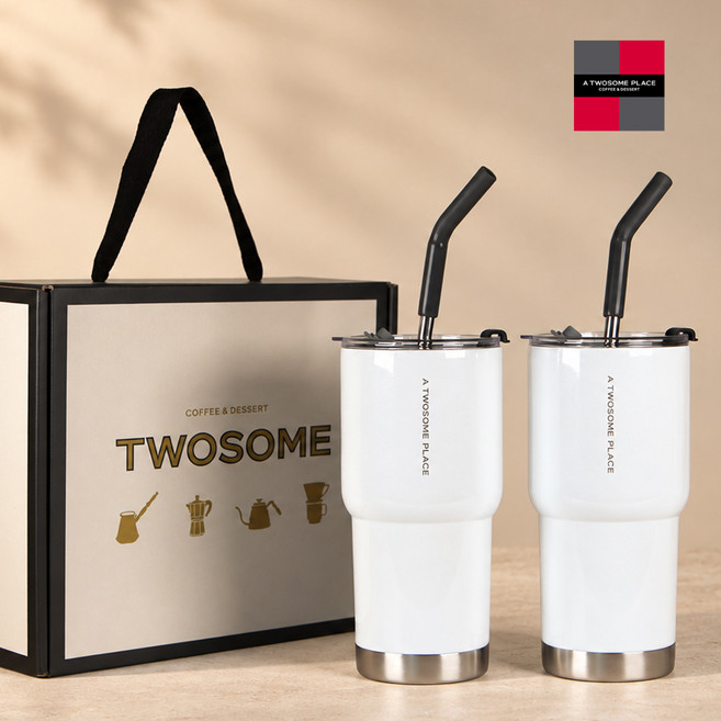 6위 - 26 투썸 기프트세트3호 (DT 텀블러 화이트 2ea + 선물포장), 1개