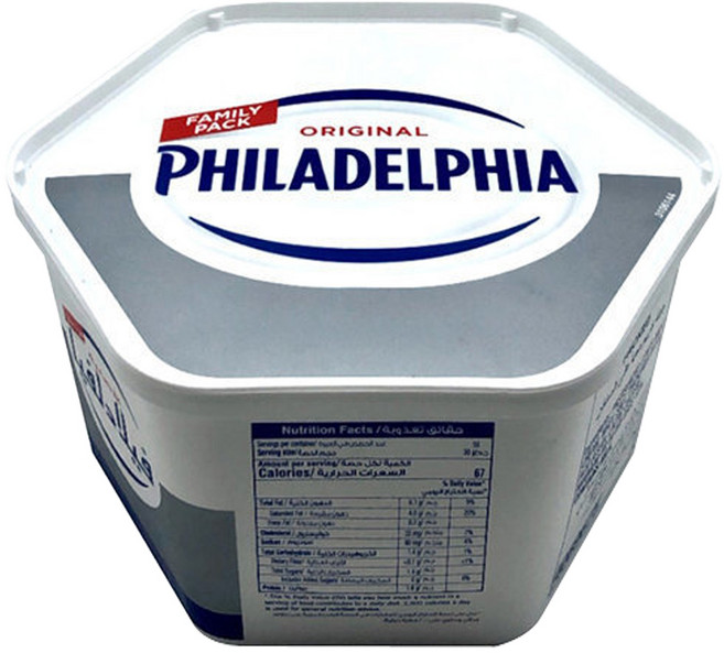 [엘비]부드러운 필라델피아 패밀리팩 크림치즈 1.65kg, 1개