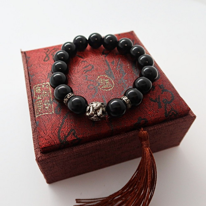 흑요석 비휴 팔찌 행운 소원 재물운