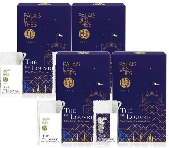 Palais Des Thes 팔레데떼 떼뒤루브르 코트야드 티 20티백 x4팩 THE DU LOUVRE COURTYARD TEA, 20개입