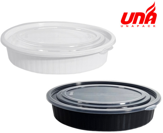 사출 타원찜용기 중, 1세트, 블랙 사출 타원찜용기 중, 100세트