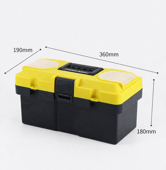 도니엘 튼튼한 대용량 다용도 공구함, 1개