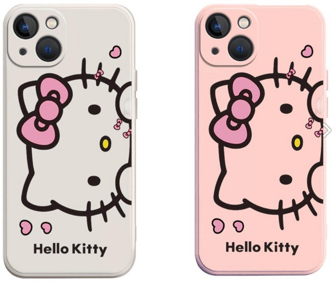 헬로키티 하트 슬림 실리콘 케이스