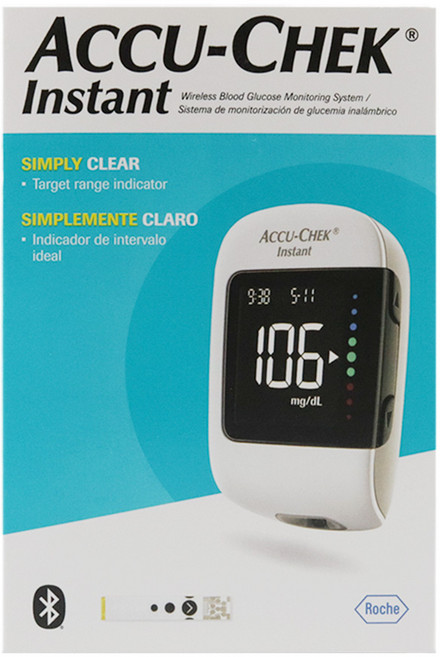 아큐첵 인스턴트 혈당 측정기 혈당계 (채혈기1개 채혈침10개 시험지 포함), 1개