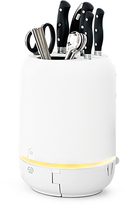 나이프킵클린 가정용 수저 칼 살균기 소독기 수저 칼 건조기 (UV 살균+ 열풍 회오리) Made In KOREA! [ HC-6000 ]