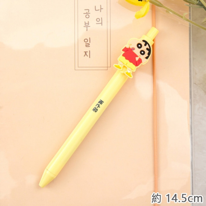 韓國大創Daiso蠟筆6色卡通可愛妮妮阿呆正男, 1個, 原子筆 小新, 0.38mm