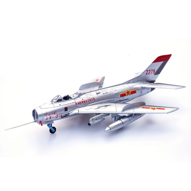 아시아나항공 아시아나 보잉747 비행기 모형 172 스케일 j6 j-6 전투기 하이난, 1개