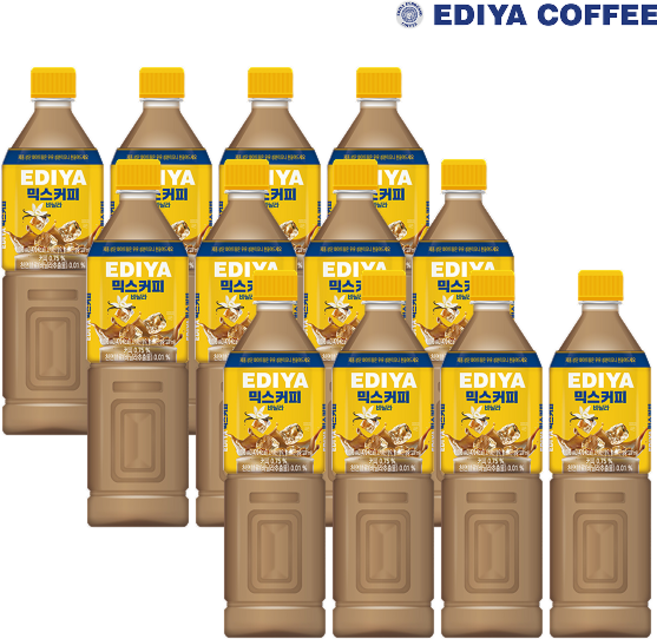 이디야 믹스커피 바닐라, 1L, 12개