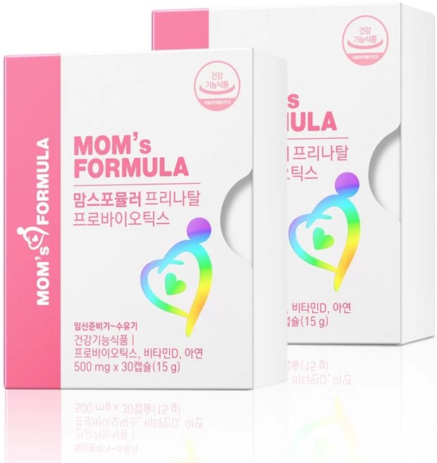 맘스포뮬러 프리나탈 프로바이오틱스 임산부 수유부 유산균, 2개, 30회분 - 쿠팡