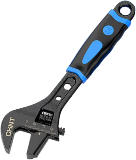 09몬 고탄소강 몽키 스패너 8인치 양날 겸용 고강도, 1개