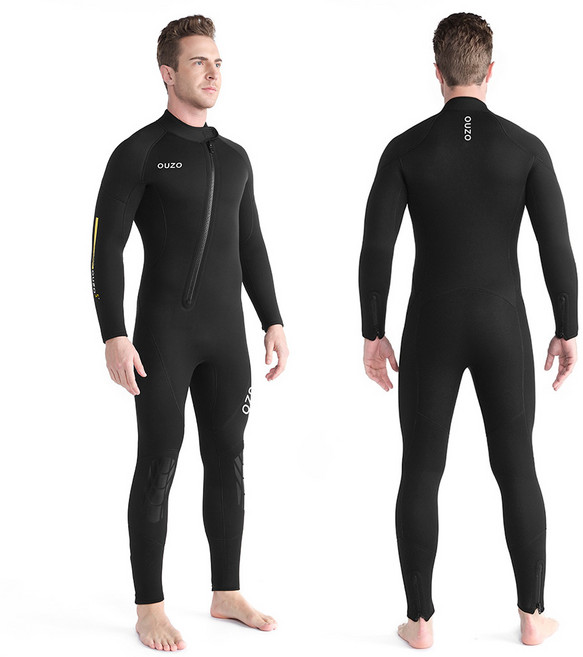 OUZO 남성 5mm 프리다이빙 웻슈트