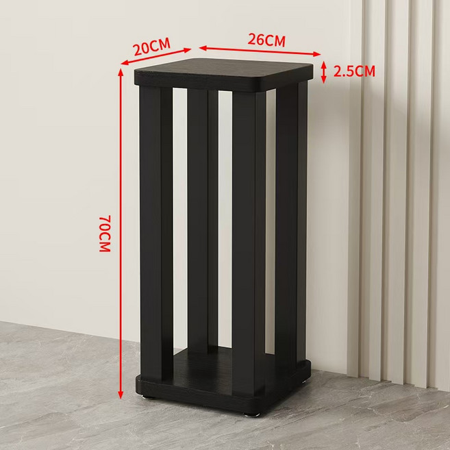 스피커 스탠드 받침대 모니터 고급형 삼각대 선반, 높이 70cm 70-C 26x20, 기본 색상