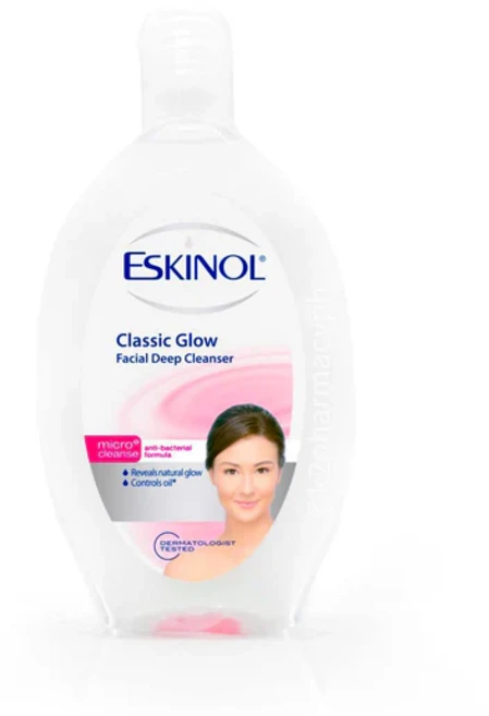 Eskinol Classic Glow Facial Deep Cleanser 에스키놀 클래식 그로우 페이셜 클렌저, 1개, 225ml - 쿠팡