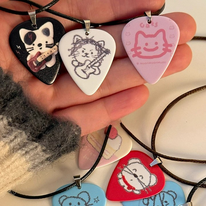 고냥이밴드 피크 목걸이