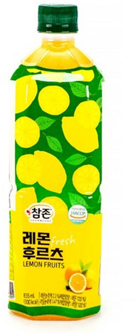 참존 레몬후르츠 레몬주스, 835ml, 2개
