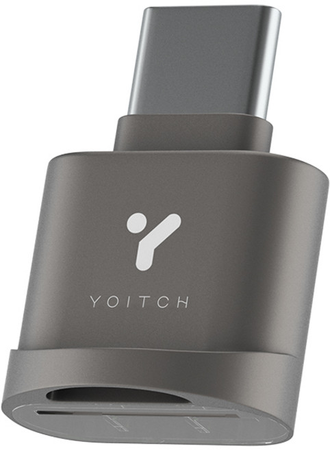 요이치 USB2.0 MicroSD 카드리더기 블링크2.0C, YG-CRM200, 혼합색상, 1개