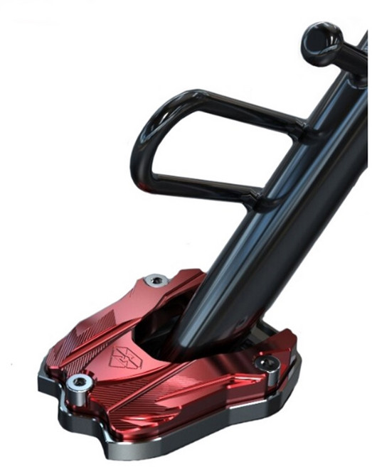 오토바이 혼다 사이드 스탠드 클립 SCR 엘리트 디오 범용 CNC 고급형 호환, 블랙, 1개