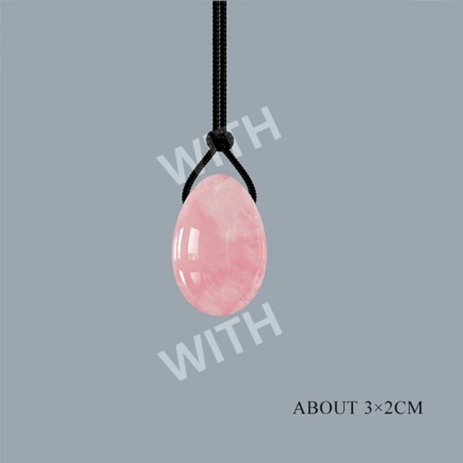 케겔운동기구 여성케겔운동기구 케겔운동기 요실금치료기 3pc 옥 스톤 yoni 계란 세트 천연 로즈 쿼츠 질 마사지 계란 볼 수리 질 강화 케겔 근육 운동 관리, 유형 10, 1개