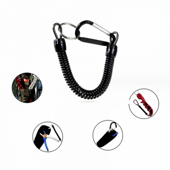 가방 주머니 소지품 분실방지 스프링 고리 비너, 1개, 상세페이지 참조