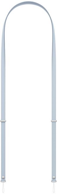 아이시(isee) 아이폰 호환 크로스바디 스트랩+홀더, 1세트, 라이트 블루